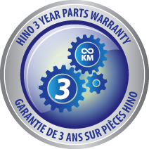 Logo garantie pièces 3 ans Hino