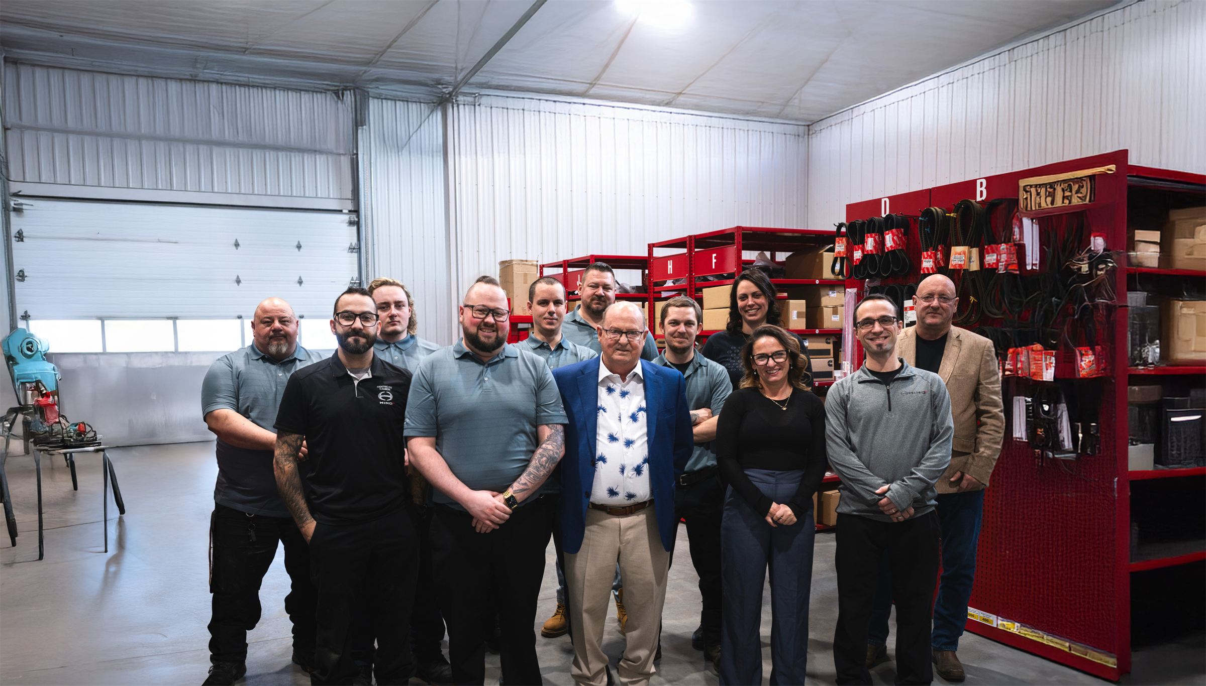 L'équipe du Centre du Camion Hino Chicoutimi
