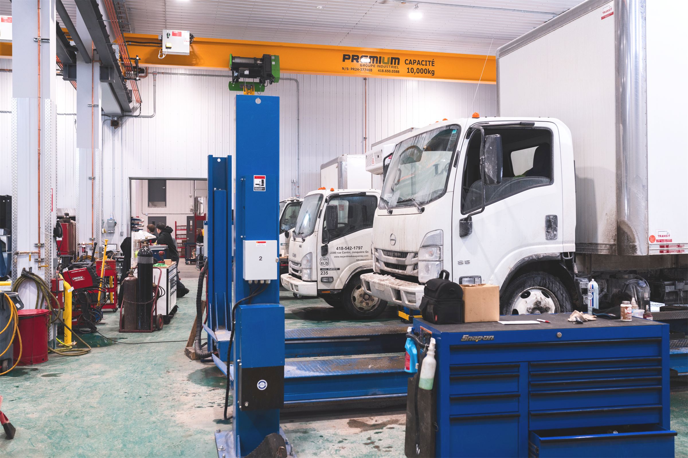 Service d'entretien de camions Hino